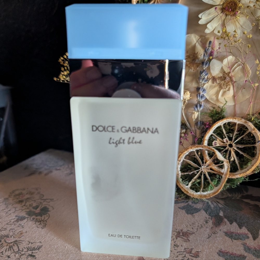 Dolce & Gabbana Light Blue Perfume with Silver Accents